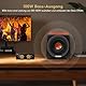 800X Subwoofer Aktiv 8 Zoll, 100Watt Sub Woofer mit RCA AUX LFE Eingänge, Integrierter Verstärker, MDF Gehäuse, Braun – Für Heimkino & HiFi