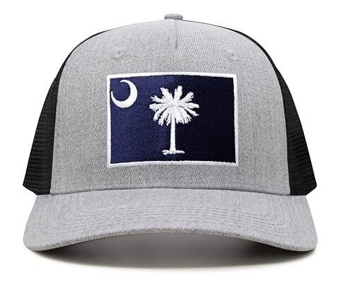 Image of International Tie State Hat for Men and Women, Adjustable Snapback Trucker Baseball Cap with Embroidered Patch