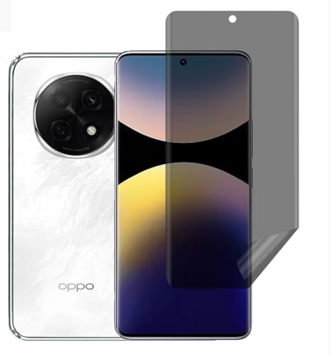 Image of ZARALA Privacy Hydrogel Screen Protector for Oppo F29 Pro 5G / Oppo Reno 12 Pro Anti-Spy Flexible TPU Private Protective Film, Anti-Scratch Anti-Peeping Ultra-Thin Soft Hydrogel Protective Film