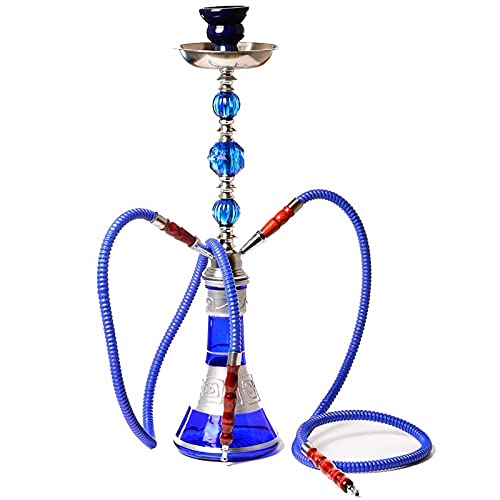 Luxuriöses Shisha-Set Glas-Huka mit 2 Schläuchen und Shisha-Zubehör, sodass zwei Personen gleichzeitig verwenden können… – Bild 5
