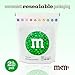 M&M’S WORLD Green Milk Chocolate Candy,2lbs of M&M'S Resealable Pack for Candy Bars,Christmas,St. Patrick's Day Parties,Birthdays,Graduations,Dessert Tables & DIY Party Favors,Bulk Chocolate