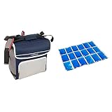campingaz freez pack m 20 koelelement Product 1: Correa ajustable a los hombros. Un bolsillo central con cremallera. Nevera plegable