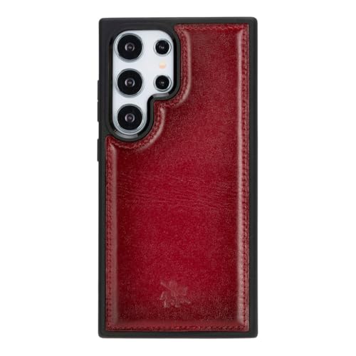 Étui Samsung S25 Ultra rouge Venito Lucca protection fine