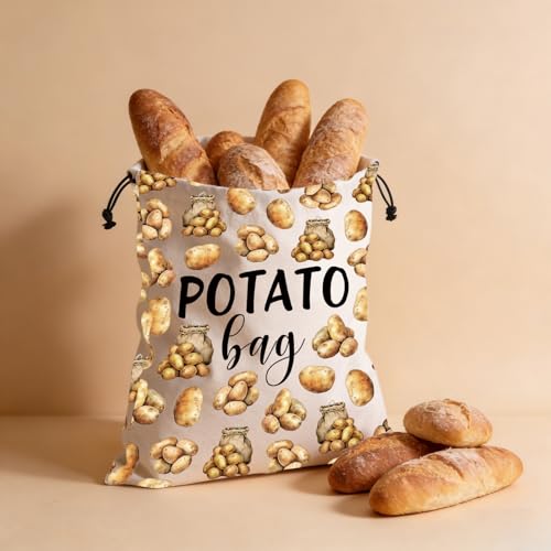 Bolsas de cera de abeja para papas, regalos de comida con encanto rústico 5