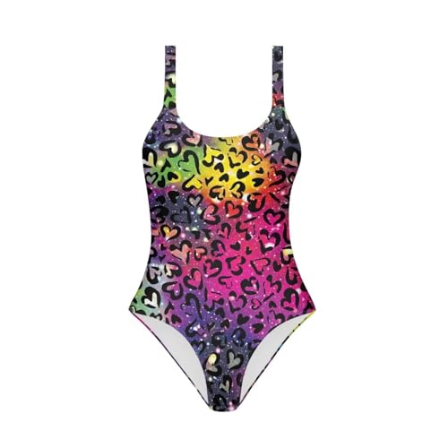 Image of Teens One-Piece Swimsuit Training Athletic Bathing Suits Quick Dry Beach Sport Swimwear Girls Dance Tank Leotards