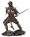 Top Collection Medieval Japanese Samurai Statue - General Minamoto Warrior Sculpture in Premium Cold Cast Bronze - 8.25-Inch Collectible Figurine