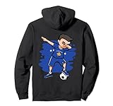 dabbing calcio ragazzo - kosovo jersey kosovar calcio lovers felpa con cappuccio