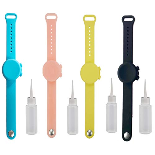 Hand Wristband - Silicone Refillable,Wearable Dispenser Portable Watchband Dispensing Bracelet Travel for Kids