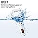 Electric Callus Remover, DIOZO Rechargeable Electronic Feet File Pedicure Foot File Foot Rasp with IPX7 Waterproof Design for Dry Cracked Dead Skin with 3 Roller Heads, 2 Speed