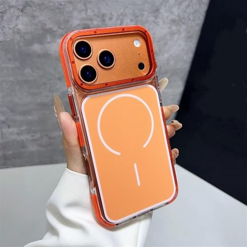 �c�[�g���{�[�_�[�������̓}�O�l�b�g�P�[�X iPhone 17 Pro Max Air 16 Plus 15 14 13 12 11�p �o�b�N�J�o�[ �I�����W