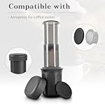 CAFEMASY Silicone Cover Lid Travel Cap Pack Compatible with Aeropress Go Espresso Coffee Maker Replacement Parts Coffee Accessories Tools - Image 2