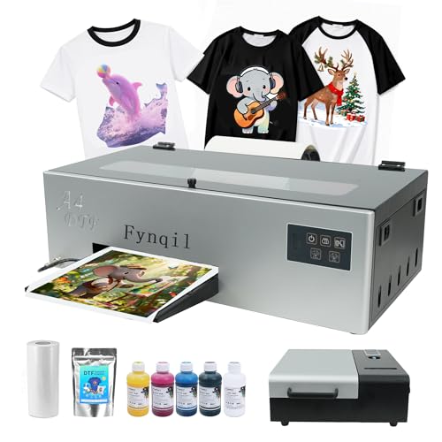 Fynqil A4 L805 DTF Printer and Oven, Transfer Printing Machine for DIY...