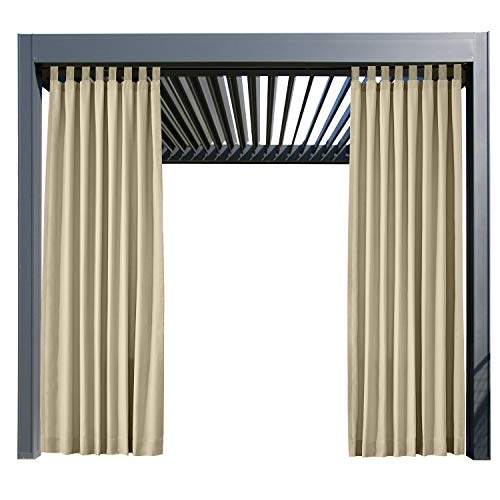ChadMade Imperméable, Rideau Extérieur Résistant à la Décoloration Kaki L 213 x H 305 cm Cover