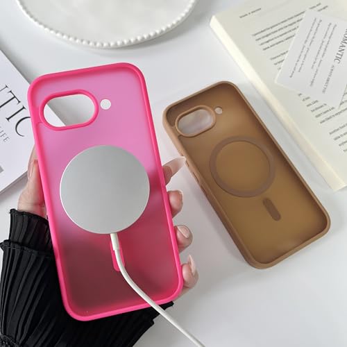 Coque pour Google Pixel 8 ZCDAYE - Étui magnétique mat compatible MagSafe