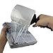 Pack of America Mini Stretch Film - 16 Rolls with Handle, 5” x 1000 Feet, 80 Gauge (20 Micron) Industrial Heavy Duty Plastic Shrink Wrap and Dispenser for Packing, Shipping, Pallet, Moving Supplies