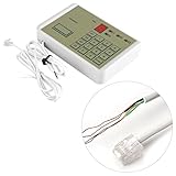ZJchao Telephone Dialer,Wired Telephone Voice Auto-dialer Safety Alarm System Burglar Security House...