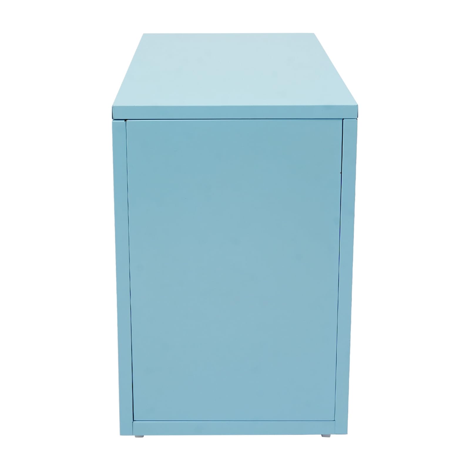 Cajonera de metal con 4 cajones con cerradura para archivador móvil para