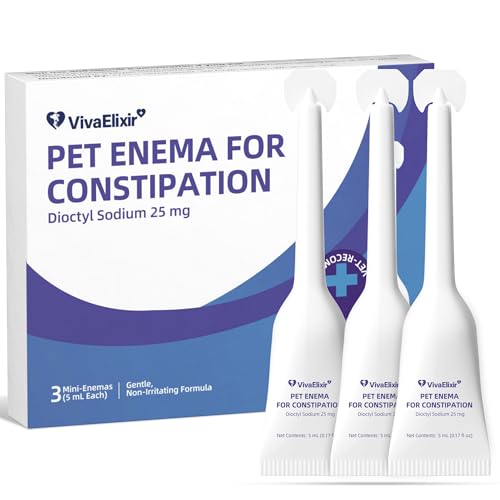 VivaElixir Anal Gland Support for Dogs - Dog Constipation Relief - Anal Gland Chew Alternative - Anal Gland Relief for Dogs Scooting Relief & Healthy Intestinal Function - 3-Pack