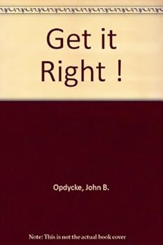 Hardcover Get it Right ! Book