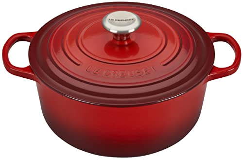 17. Le Creuset Enameled Cast Iron 5 Round Dutch Oven