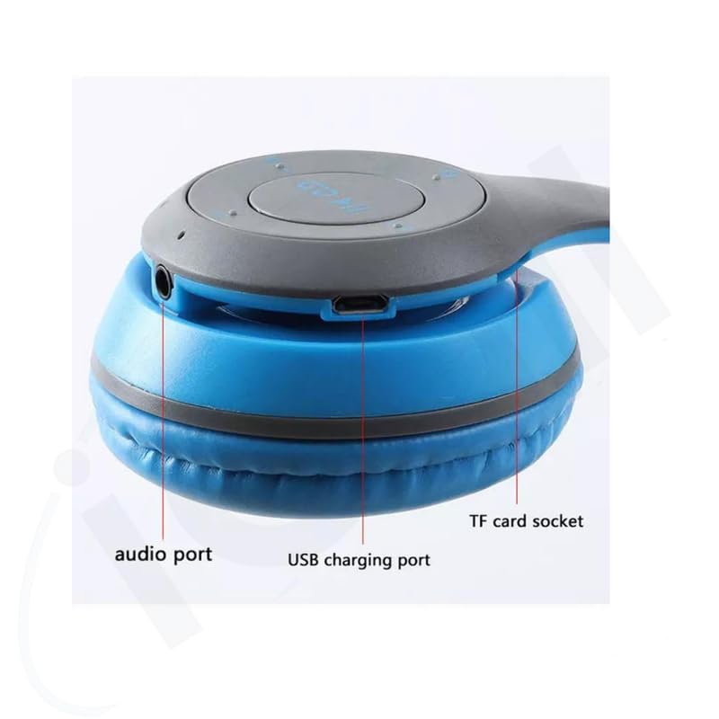 Image of P47 Wireless iC-32 Headphone with Mic & SD Card Slot Bluetooth Headset