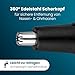 ProfiCare® Nasenhaartrimmer | für Nase, Ohren und Konturen | USB-C | für Männer und Frauen | schmerzfrei | Nasentrimmer | 360° Scherkopf | Nasenhaarentferner | Augenbrauenrasierer | PC NE 3144