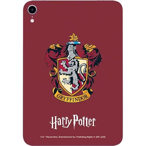 Skinit Decal Tablet Skin Compatible with iPad Mini (2021) - Officially Licensed Wizarding World Harry Potter Gryffindor House Crest Design