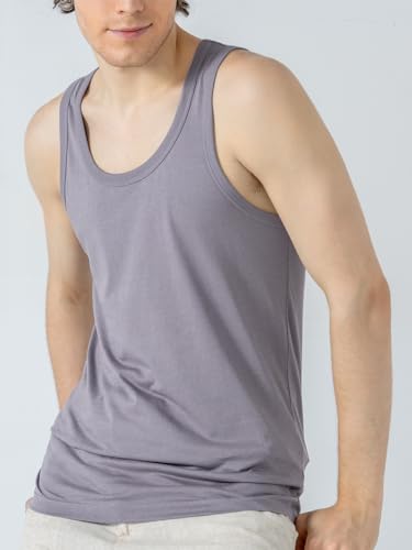 Image of DAMENSCH Neo-Cotton Round Neck Vest for Man, Anti-Bacterial, Shape Retaining Vest, 100% Cotton Banyan for Men, Buttery Soft Inner Baniyan