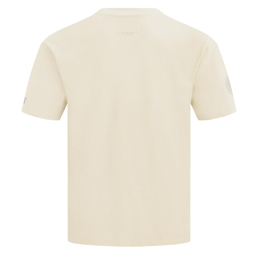 PRO Standard Men's NBA Neutral Short Sleeve Tee, Eggshell - Image 2