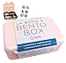 Stainless Steel MINI Bento Box Lunch-Box for Girls | Metal Lunch Containers Boxes for Toddlers Pre-School Kids | Best Eco-Friendly Leakproof Container for Baby | Three Compartments | BPA-Free Pink