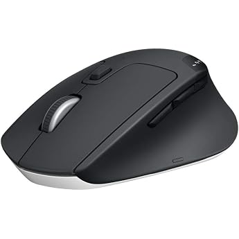Logitech Wireless Mouse, M720r Triathlon Mouse, Bluetooth Unifying, 8 Buttons, Wireless, Battery Life Up to 24 Months, Window