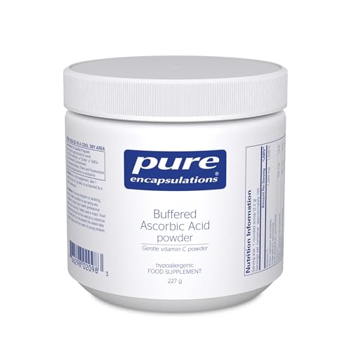 Pure Encapsulations Buffered Ascorbic Acid Powder - Gentle Vitamin C - 227 Grams