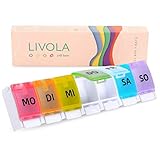 ✔️【Große und auffällige Buchstaben】: Mit dem großen und auffälligen Aufdruck an Wochentagen können Sie die Überdosierung oder das Vergessen Ihrer Medikamentendosis vermeiden.