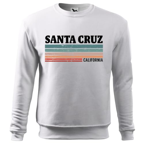 Sweat California Santa Cruz retro : le hoodie vintage unisexe style annees 70 et 80