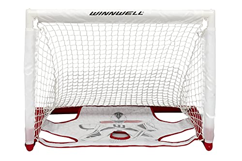 image for Winnwell Knee Hockey Goal Set - Indoor & Outdoor Hockey Training Equip