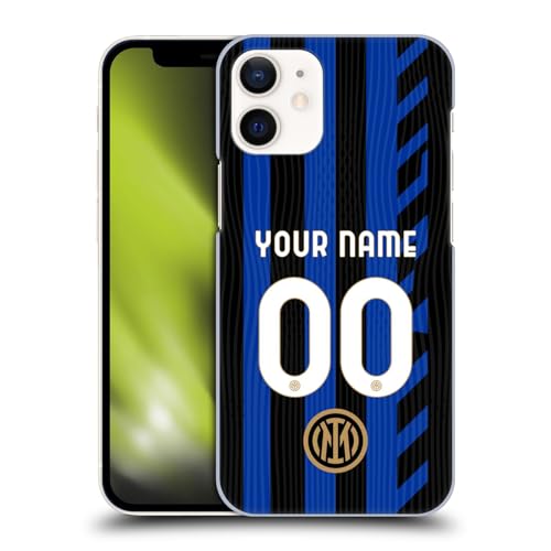 Coque iPhone 12 Mini Inter Milan personnalisable protection rigide maillot domicile 2024/2025