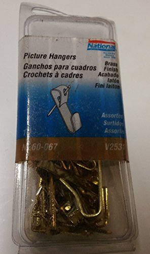 Image of V2531 ASSORTED PICTURE HANGERS QTY /PK:10 LOAD LIMIT:ASSORTED