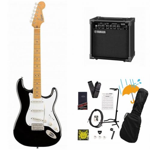 Squier/Classic Vibe 50s Stratocaster Maple FB Black �G���L�M�^�[ GA15II�A���v�t�����S�҃Z�b�gR