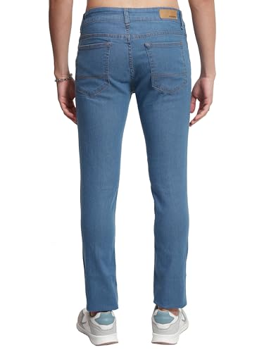 Image of Highlander Men's Tapered Fit Jeans | Regular Length | Mid Rise | Stretchable Fabric for Comfort fit | Jeans for Man
