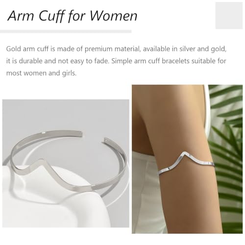 Image of Long tiantian Gold Arm Cuff Upper Arm Armband Greek Goddess Costume Jewelry