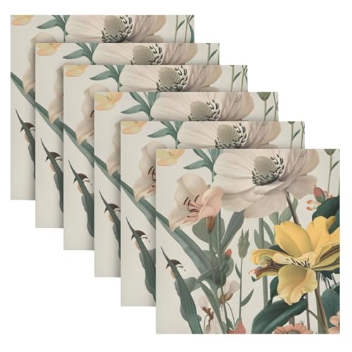 Servilletas de Tela Multicolor de 20 x 20 pulgadas Pack 6 miniatura 2