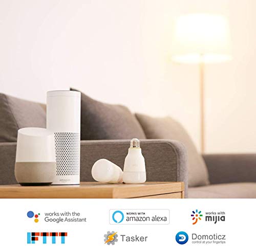 Yeelight E27 Wi-Fi 2ª Geração, Kit com 4, Funciona com Alexa