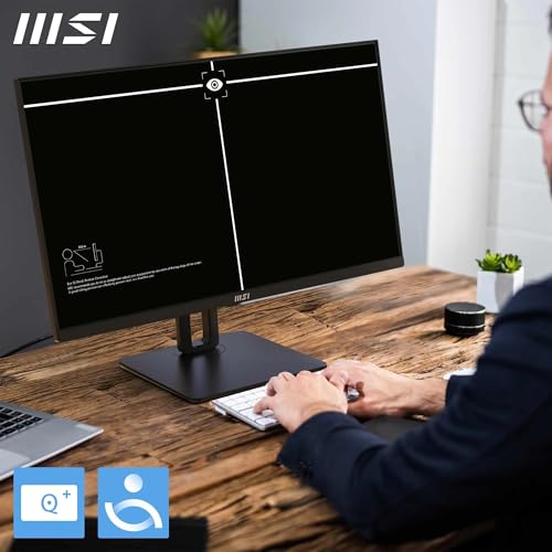 MSI Pro MP245PG écran bureautique 23,8" Full HD - Dalle IPS 1920 x 1080, 100 Hz, 1 ms, Compatible VESA, Compatible Display Kit, réglable sur 4 Axes - HDMI 1.4, DisplayPort 1.4, VGA