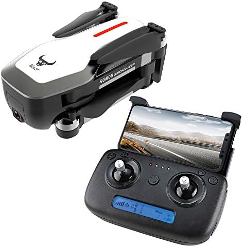 Rabing RC Quadcopter Flight Path FPV VR WiFi RC Drone 2.4Ghz 6-Axis Gyro Remote Control Drone HD 2mp Camera Drone, Black, Large