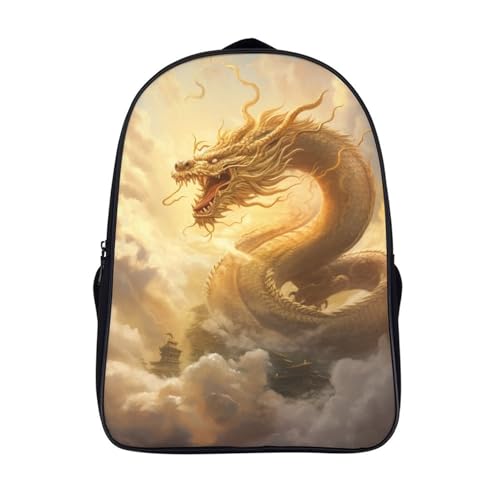 Mochilas escolares de dragón con diseño 3D mochila infantil para colegio y deporte 40x28x16cm