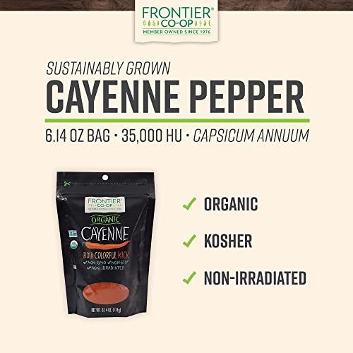 Frontier Co-op Organic Ground Cayenne Pepper 6.14oz - Image 2