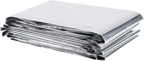 KSTE Película Reflectante Vegetal, Plant Reflective Film, Película Reflectante para Plantas, 210 x 120 cm Película Reflectante para Plantas de Plata Jardín Invernadero Grow Light Accesorios