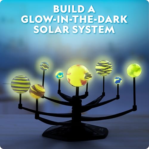 National Geographic Glow-in-the-Dark Solar System Model Kit for Kids