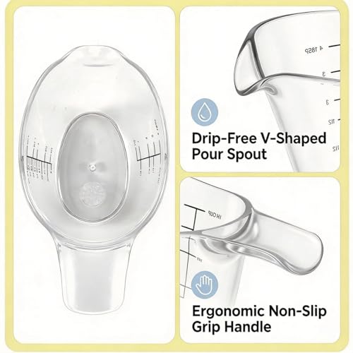 2 Pack Vasos Medidores Pequeños 2 oz Transparentes miniatura 7