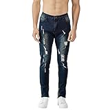 Extreme Pop Jean slim déchiré pour homme